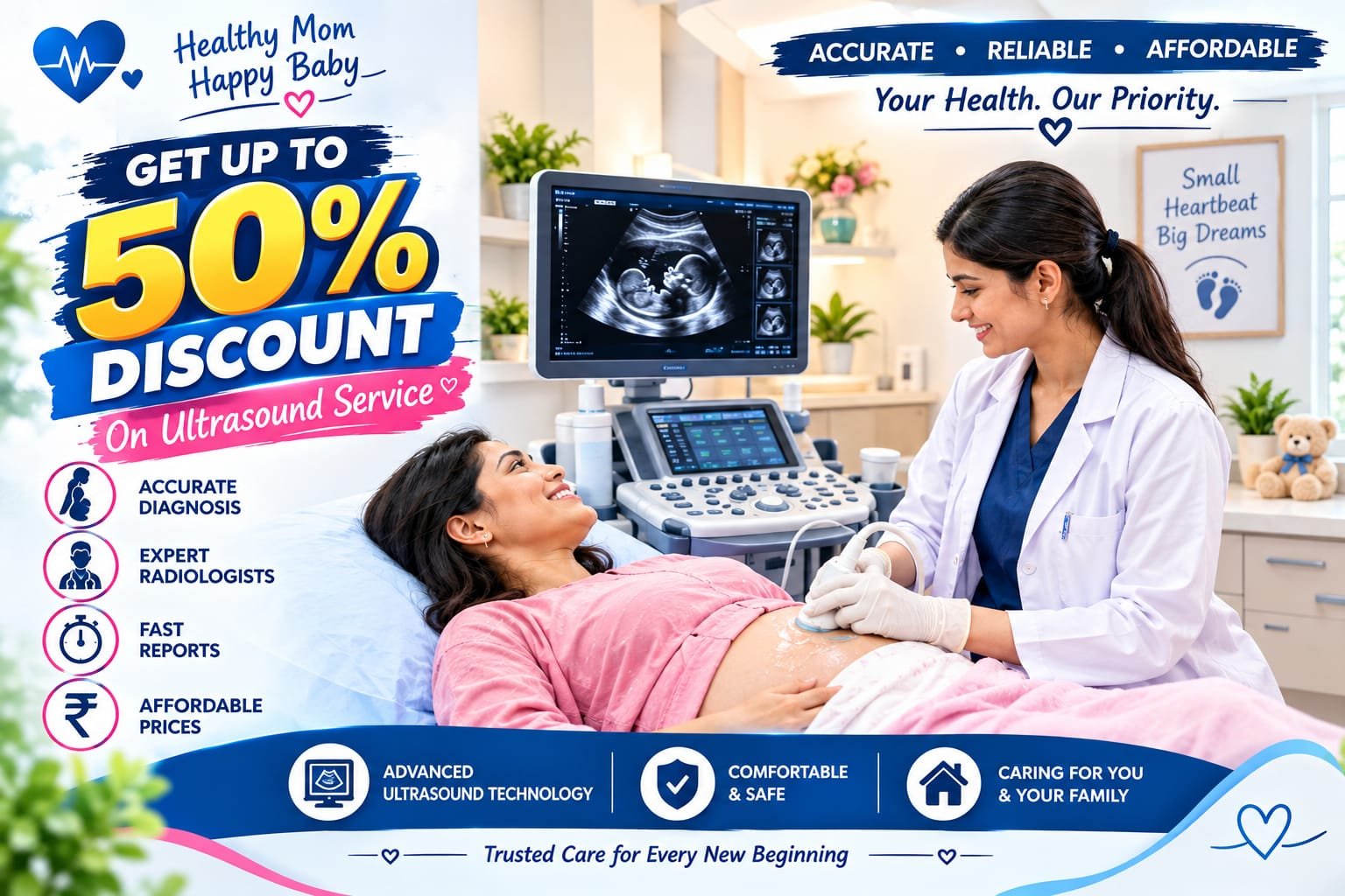 JeevanShatiCare Ultrasound Service Discount Banner